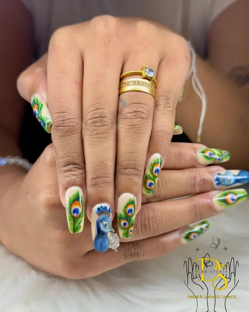 Client nails from the DS Glam Studio Instagram